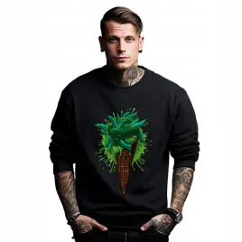 bluza-czarna-meska-nadruk-ice-cream-weed