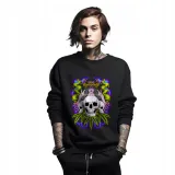 bluza-czarna-meska-nadruk-witch-with-skulls-art-marka-bez-marki