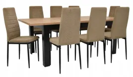 stol-rozkladany-90x160-200cm-dab-artisan-8-krzesel-sztruks-ciemny-bez