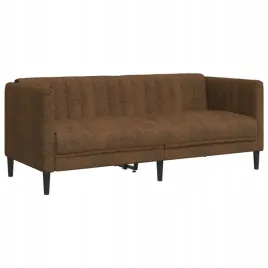 sofa-2-os-brazowa-sztuczna-skora-zamszowa