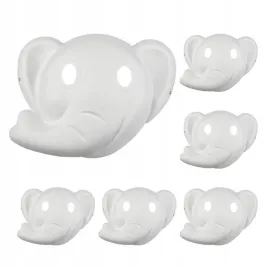 maski-papierowe-na-bal-dla-dzieci-biale-do-malowania-slon-6szt-zestaw