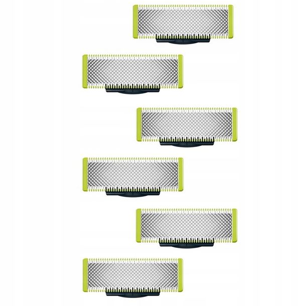 ﻿6X OSTRZA DO GOLARKI PHILIPS ONEBLADE QP230/50 ONE BLADE KOŃCÓWKI WYMIENNE