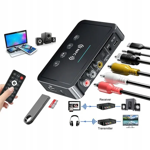 transmiter-adapter-blow-bluetooth-5-1-aux-funkcje-zestaw-glosnomowiacy