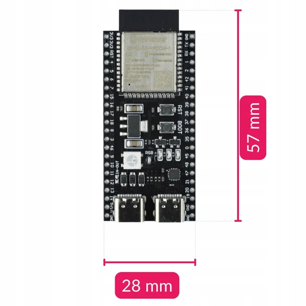 esp32-s3-devkit-wifi-ble-5-0-modul-plytka-rozwojowa-iot-bluetooth-microsd-stan-nowy-zawiera-baterie-nie