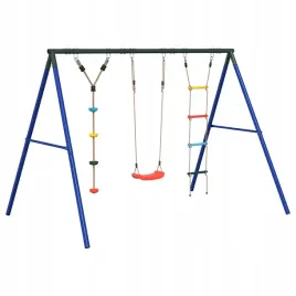 ogrodowy-plac-zabaw-z-hustawka-drabinka-i-link