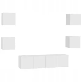 6-cz-zestaw-szafek-tv-bialy-plyta-wiorowa