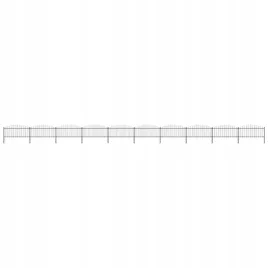 panele-ogrodzeniowe-z-grotami-stal-05-075-x-17-m-czarne