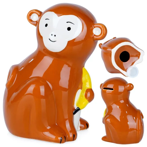 skarbonka-ceramiczna-malpa-stan-opakowania-oryginalne