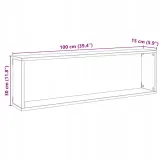 polki-scienne-cube-2-szt-czarny-dab-100x15x30-stan-nowy-material-inny