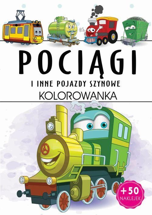 poci-gi-i-inne-pojazdy-szynowe-kolorowanka-241893107-erli-pl