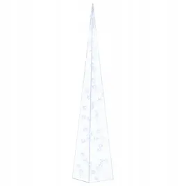 akrylowy-stozek-dekoracyjny-niebieski-led-90-c