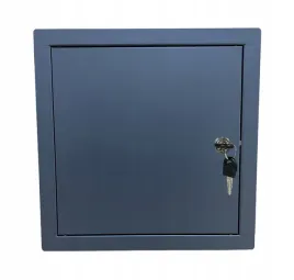 drzwiczki-rewizyjne-metalowe-na-klucz-antracyt-grafit-rewizja-30x30