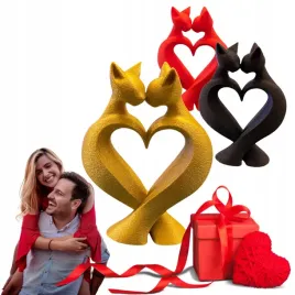 prezent-na-walentynki-romantyczna-figurka-przytulajace-sie-koty-serce