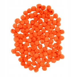 pompony-1-cm-pomaranczowe-120-sztuk-pomponiki-kuleczki