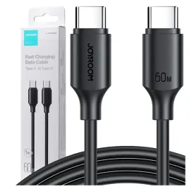 joyroom-kabel-usb-c-do-usb-c-1m-60w-480mb-s-przewod-czarny-wytrzymaly