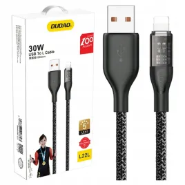 dudao-kabel-usb-do-lightning-do-szybkiego-ladowania-30w-1m-szary
