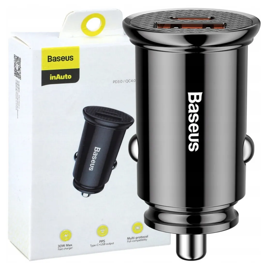 baseus-inteligentna-ladowarka-samochodowa-usb-usb-c-do-telefonow-czarny