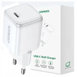 ugreen-szybka-ladowarka-sieciowa-gan-usb-c-30w-pd-do-telefonow-biala
