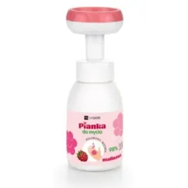 hiskin-kids-pianka-do-mycia-rak-i-ciala-malina-300-ml