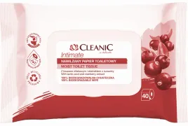 cleanic-intimate-nawilzany-papier-toaletowy-1op-40szt