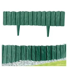 palisada-ogrodowa-wood-406-cm-obrzeze-zielony-plotek-trawnikowy