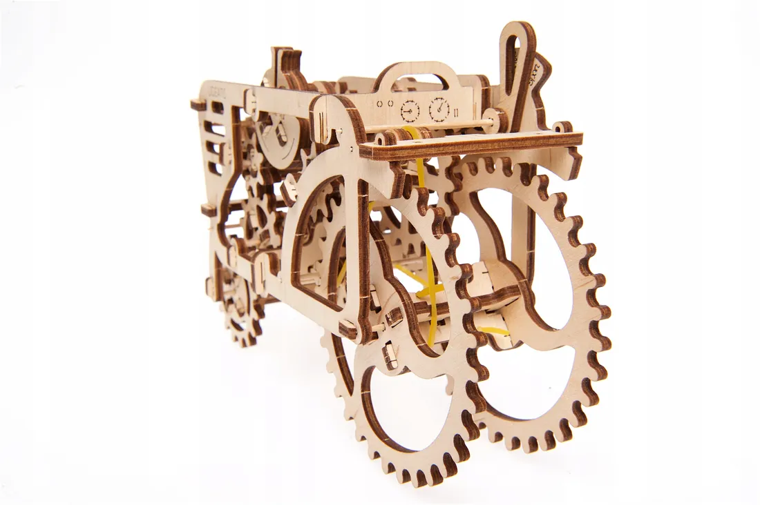 ugears-mechanical-model-puzzle-3d-tractor-traktor-97-pcs-stan-nowy