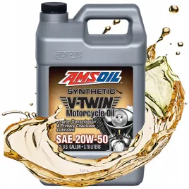 Zdjęcie produktu OLEJ SYNTETYCZNY HARLEY AMSOIL SYNTETIC MOTORCYCLE OILS 20W50 MCV 3,78L