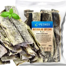przysmak-naturalny-gryzak-dla-psa-suszona-skora-dorsza-paski-petmex-200g