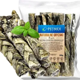 przysmak-naturalny-gryzak-dla-psa-suszona-skora-dorsza-warkocz-petmex-200g