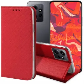 etui-z-klapka-do-xiaomi-redmi-note-12s-4g-czerwone-magnetyczne-zamykane