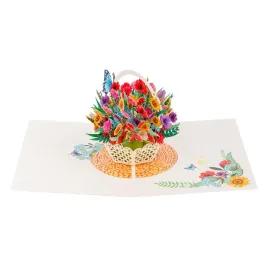 kartka-okolicznosciowa-3d-koszyk-kwiatow-z-motylem-folkstar