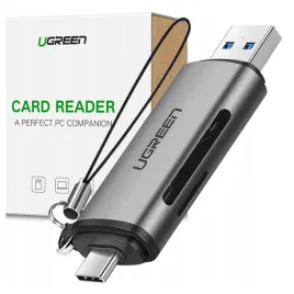 ugreen-czytnik-do-kart-sd-micro-sd-usb-a-3-0-usb-c-3-0-szary