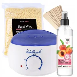 zestaw-do-depilacji-podgrzewacz-wosk-twardy-zolty-1kg-oliwka-brzoskwinia