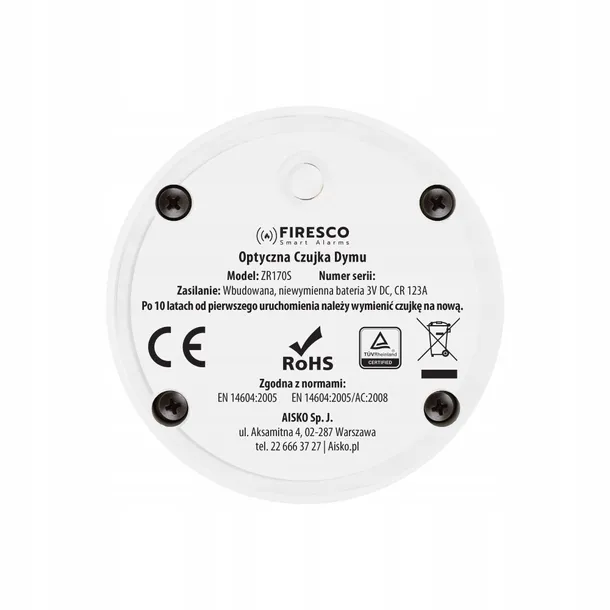 czujka-dymu-firesco-zr170s-certyfikat-ce