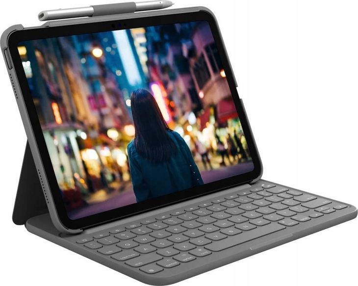 ﻿Etui z klawiaturą Logitech SLIM FOLIO US QWERTY IDEALNY DO IPAD GEN. 10