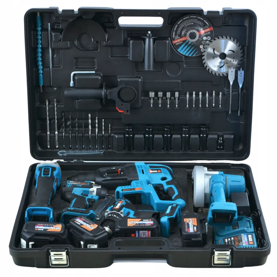 4点セット【マルチタスク】 ZESTAW NARZĘDZI AKU 21V 5x BAT 5w1 MŁOT KLUCZ SZLIFIERKA