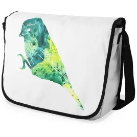 torba-mlodziezowa-le-jardin-na-ramie-ze-wzorem-zielony-ptaszek