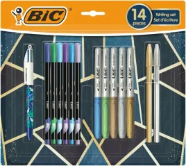 zestaw-pismienniczy-bic-kids-metallic-14-elementow-dlugopisy-pisaki-markery