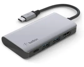 stacja-hub-belkin-connect-usb-c-4-in-1-multiport-adapter-100w-szara