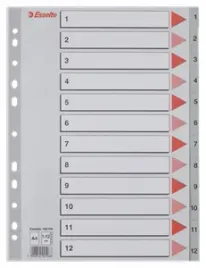 przekladki-plastik-esselte-pp-a4-numeryczne-1-12