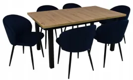 stol-rozkladany-90x160-200cm-6-krzesel-tapicerowanych-welur-granatowy