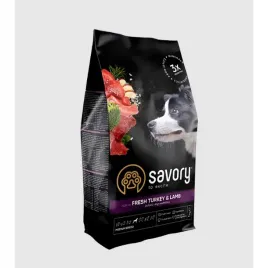 savory-adult-medium-fresh-turkey-lamb-indyk-jagniecina-12kg