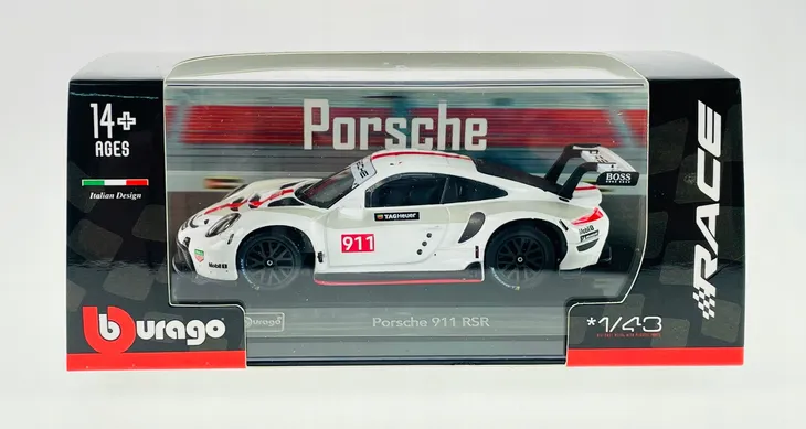 porsche-911-rsr-white-bburago-waga-z-opakowaniem-0-178-kg