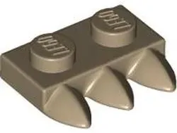 lego-15208-ciemno-piaskowy-plytka-zmodyfikowana-1x2-z-3-zebami-6421-20szt