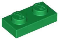 lego-3023-zielony-302328-plytka-1x2-1-szt-nowy