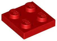 lego-3022-czerwony-4613974-plytka-2x2-1-szt-nowy
