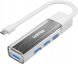 unitek-hub-dwukierunkowy-usb-c-usb-a-5gbps-bialy