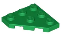 lego-2450-zielony-klin-plytka-3x3-1-szt-nowy
