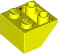 lego-3660-fluor-zolty-skos-odwrocony-45-2x2-1-szt-nowy