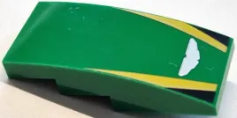 lego-93606pb206-zielony-skos-zakrzywiony-zdobiony-1-szt-nowy
